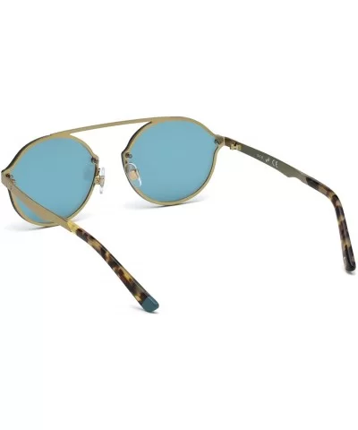 Oval Sunglasses WE0181 29X Matte Antique Gold 58mm 181 - C312HBV6FXN $32.83 Oval