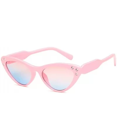 Unisex Sunglasses Retro Pink Drive Holiday Oval Non-Polarized UV400 - Pink - C818RLRSRY9 $7.41 Oval