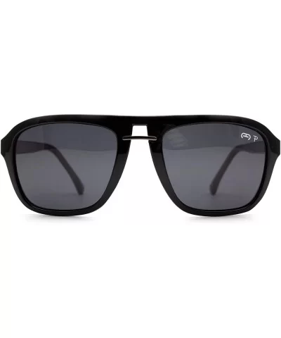 p690 Fashion Square Polarized - for Womens-Mens 100% UV PROTECTION - Blackmatte-black - CA192THOHCW $20.05 Square