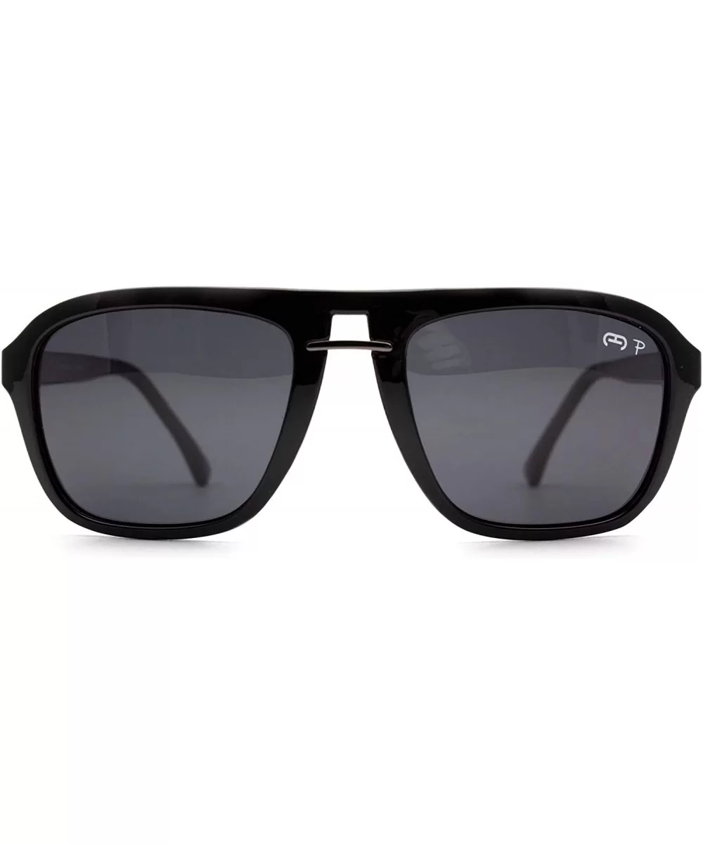 p690 Fashion Square Polarized - for Womens-Mens 100% UV PROTECTION - Blackmatte-black - CA192THOHCW $20.05 Square