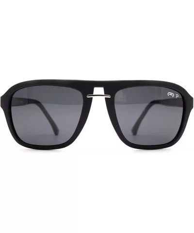 p690 Fashion Square Polarized - for Womens-Mens 100% UV PROTECTION - Blackmatte-black - CA192THOHCW $20.05 Square