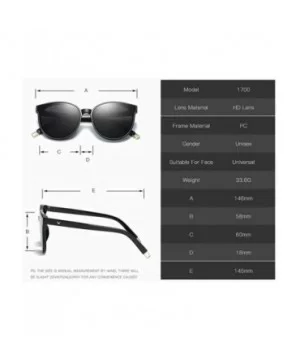 The Luxe Flat Top Oversized Cat Eye Sunglasses for Girls and Women - Black Black - C1193XKNYMK $38.94 Oversized