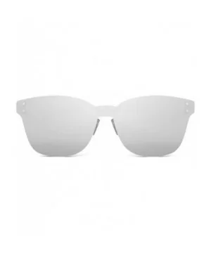 RimlThicken Women Sunlgasses One Piece Candy Color Sun Glasses For - C4 Mirror White - C4197Y6O2E3 $16.66 Rimless