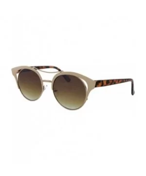 Stinga" - Modern Celebrity Design Geometric Fashion Sunglasses - Gold/Brown/Tortoise - CH12NVI37KM $7.86 Rectangular