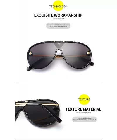 Oversized Sunglasses Vintage Driving Sunglass - C5 - CX197Z05WT9 $6.81 Square