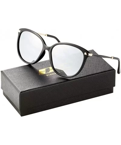 Classic Round Polarized Sunglasses Vintage Mirrored Glasses For Women - CV1822RGZ8M $9.60 Square