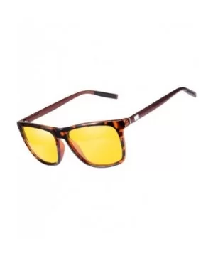 Polarized Sunglasses Driving Blocking Eyeglasses - Yellow - CC18YMEYQAQ $12.32 Rectangular