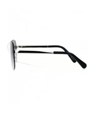 Futuristic Robot Shield Reflective Lens Pilot Sunglasses - Smoke - C912HJTTCX7 $9.15 Shield