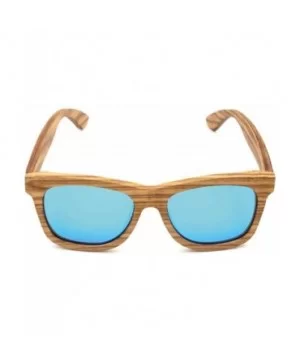 Wooden polarized glasses unisex wooden glasses - Silver - CV18XI734K4 $28.36 Goggle