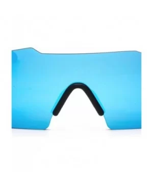 Individual frame of all-in-one dazzling sunglasses for men and women - 0004 blue Lenses C4 - CA18OEWURCZ $6.34 Rectangular