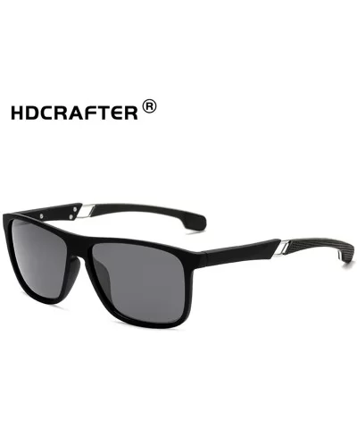 Unisex Polarized Sunglasses Vintage Nylon Frame Sun Glasses For Men Women CHQJ019 - Black - CZ18YCZLRN2 $16.68 Rimless