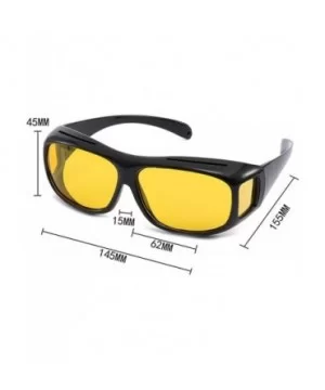 2Packs Unisex HD Day Night Driving UV400 Sunglasses Fit over Glasses Anti Glare - CX18GDQM364 $18.74 Goggle