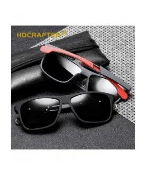 Unisex Polarized Sunglasses Vintage Nylon Frame Sun Glasses For Men Women CHQJ019 - Black - CZ18YCZLRN2 $16.68 Rimless