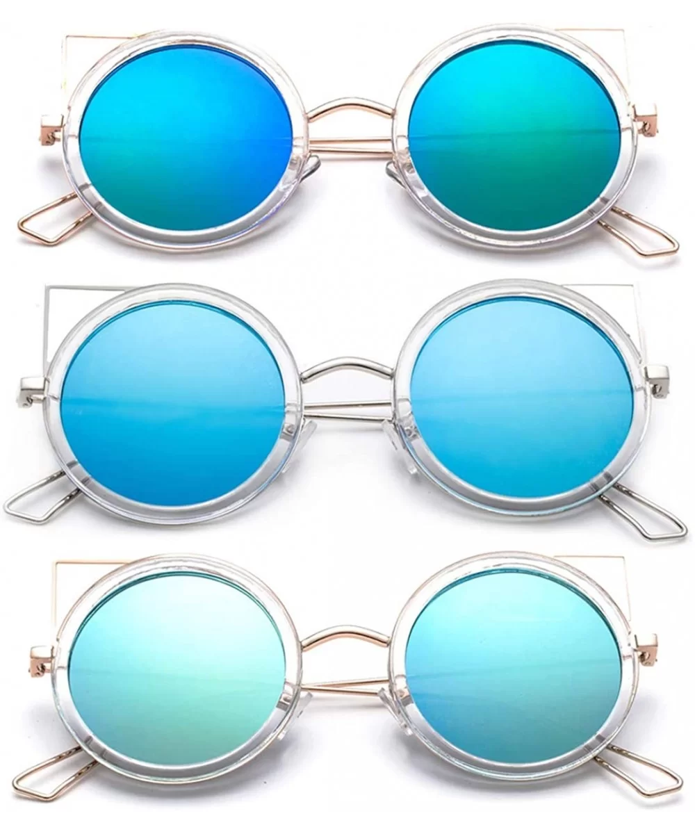 Karina" - New Cateye Design Fashion Sunglasses Translucent Unique Oversized Sunglasses for Women - CM184YY8MWA $13.62 Oversized