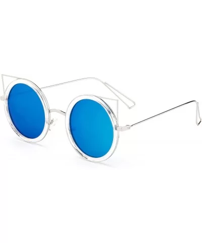 Karina" - New Cateye Design Fashion Sunglasses Translucent Unique Oversized Sunglasses for Women - CM184YY8MWA $13.62 Oversized