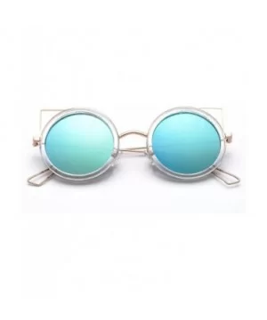 Karina" - New Cateye Design Fashion Sunglasses Translucent Unique Oversized Sunglasses for Women - CM184YY8MWA $13.62 Oversized