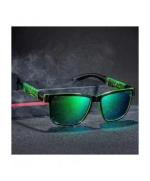 Sunglasses 2019 New Fashion Square Polarized UV400 Color Coating Sports 5 - 2 - CU18YQUWULG $7.14 Square