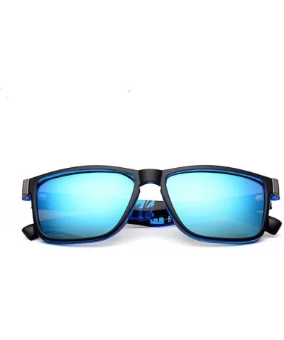 Sunglasses 2019 New Fashion Square Polarized UV400 Color Coating Sports 5 - 2 - CU18YQUWULG $7.14 Square