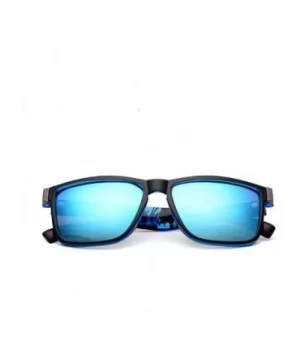 Sunglasses 2019 New Fashion Square Polarized UV400 Color Coating Sports 5 - 2 - CU18YQUWULG $7.14 Square