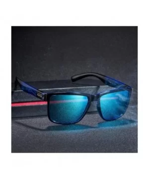 Sunglasses 2019 New Fashion Square Polarized UV400 Color Coating Sports 5 - 2 - CU18YQUWULG $7.14 Square