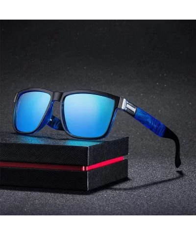 Sunglasses 2019 New Fashion Square Polarized UV400 Color Coating Sports 5 - 2 - CU18YQUWULG $7.14 Square