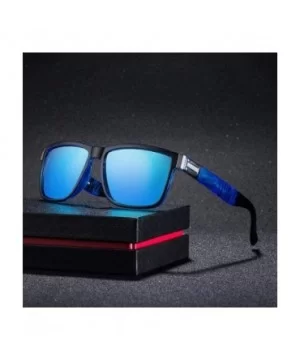 Sunglasses 2019 New Fashion Square Polarized UV400 Color Coating Sports 5 - 2 - CU18YQUWULG $7.14 Square