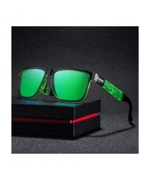 Sunglasses 2019 New Fashion Square Polarized UV400 Color Coating Sports 5 - 2 - CU18YQUWULG $7.14 Square