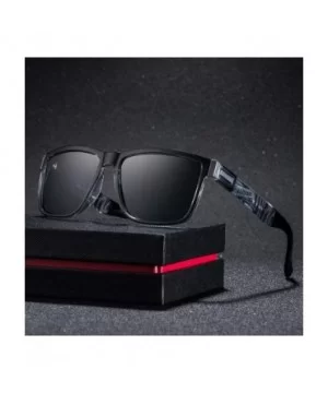 Sunglasses 2019 New Fashion Square Polarized UV400 Color Coating Sports 5 - 2 - CU18YQUWULG $7.14 Square