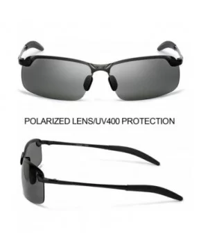 NeBaee Polarized Fashion Driving Sunglasses for Men - Blackbrown - CA1968507WG $15.23 Square