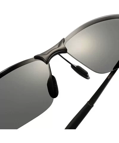 NeBaee Polarized Fashion Driving Sunglasses for Men - Blackbrown - CA1968507WG $15.23 Square