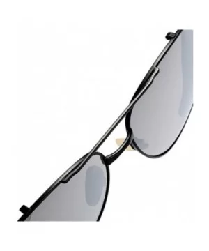 Unisex HD Polarized Sunglasses for Men Women Polarized Metal Mirror UV400 Lens Protection - B - CS197AZ35ZR $15.21 Semi-rimless