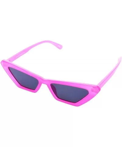 Neon Micro Cat Eye Sunglasses - Pink - CA199QCQR7K $15.07 Cat Eye