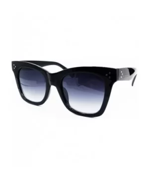 SA211 Premium Oversize XXL Women Men Cateye Havana Tilda Shadow Style Fashion Sunglasses - Black - CW18DKLSCK5 $8.77 Sport