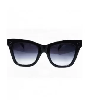 SA211 Premium Oversize XXL Women Men Cateye Havana Tilda Shadow Style Fashion Sunglasses - Black - CW18DKLSCK5 $8.77 Sport