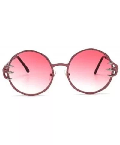 Little claw sunglasses- claw round sunglasses- metal sunglasses- sunglasses - C - CS18S8XW4KR $47.53 Aviator