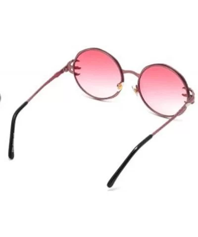 Little claw sunglasses- claw round sunglasses- metal sunglasses- sunglasses - C - CS18S8XW4KR $47.53 Aviator