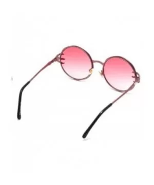 Little claw sunglasses- claw round sunglasses- metal sunglasses- sunglasses - C - CS18S8XW4KR $47.53 Aviator