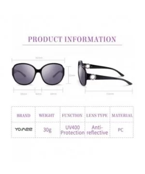 Oversized Classic Black Womens Sunglasses - UV400 Lens - with Zipper Case - Black - CD18RMQXX5S $8.49 Cat Eye