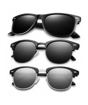 Polarized Sunglasses Advanced Composite Protection - 3-mattblack+black+silver - CU18AOAMOZK $24.09 Semi-rimless