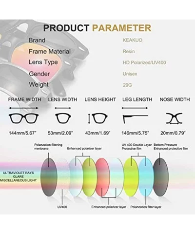 Polarized Sunglasses Advanced Composite Protection - 3-mattblack+black+silver - CU18AOAMOZK $24.09 Semi-rimless