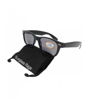 Small Bifocal Sunglasses Retro Style B8 - Black Frame Gray Lenses - CX18IZC7LAQ $10.11 Wayfarer