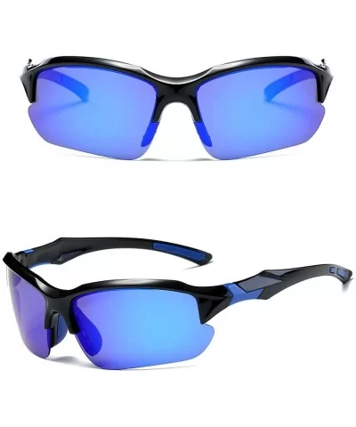 Polarized Sunglasses Baseball Color Changing - Polarized Blue Mercury - CB18OWLK7RY $9.90 Sport