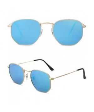 Small Square Polarized Sunglasses for Men and Women Polygon Mirrored Lens SJ1072 - CW189KSWTG7 $9.63 Aviator