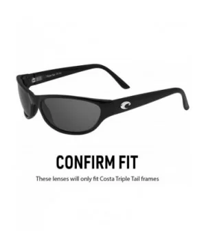 Polarized Replacement Lenses for Triple Tail Sunglasses - Multiple Options - Deep Blue Mirror - CX120X6SG8P $25.11 Sport