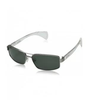 Dakota Watch Company Men's Wrap Polarized Sunglasses - Silver/Green - C211SD2ESS9 $38.35 Sport