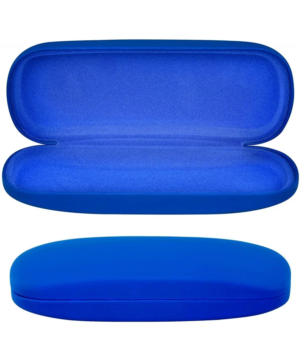 Glasses Case Hard Shell - Eyeglass And Sunglass Case For Men - Women - And Kids - Royal Blue - CI18N6ZDEIE $7.59 Aviator