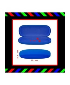 Glasses Case Hard Shell - Eyeglass And Sunglass Case For Men - Women - And Kids - Royal Blue - CI18N6ZDEIE $7.59 Aviator