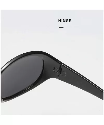 Polarized Gradient Sunglasses-Fashion Women Owersized Sun Glasses-Driving Goggle - A - C5190ED049M $27.93 Oval