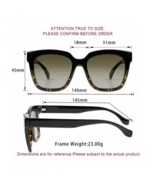 Oversize Polarized Sunglasses-UV400 Protection-Retro for Men/Women - Anne Gwen - CF18ZX65TM8 $18.71 Oval