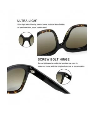 Oversize Polarized Sunglasses-UV400 Protection-Retro for Men/Women - Anne Gwen - CF18ZX65TM8 $18.71 Oval